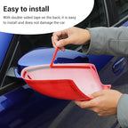 Voodonala for Charger Rearview Mirror Rear View Mirror Side Mirror Cover Decoration Trim Fit for 2010-2024+ Dodge Charger Exterior Accessories, Red ABS 2pcs