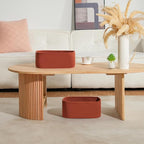 3-Pack Shelf Baskets for Organizing, Closet Organizer Bins, Small Woven Baskets, Rope Toy Basket, Storage Basket for Shelves,