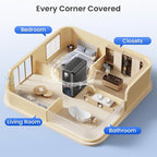 Dehumidifiers for Bathroom with Moisture Absorber Bag Reusable, 68 OZ Water Tank Portable Quiet Dehumidifier for Bedroom