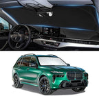 Sunshade for X7 Windshield Sun Shade Custom Fit for 2018-2025 2026 BMW X7 Accessories Foldable Front Window Shield Cover Sun Visor Protector Automotive Interior Protector Block UV Rays