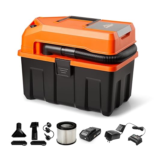 Armor All 2.5-Gallon 20V Cordless Wet Dry Vacuum with 2.0Ah Battery– DVTB202 0902