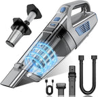 BQYPOWER Handheld Vacuum Cordless, 16000PA Strong Suction Hand Held Vacuum Dust Busters Cordless Rechargeable with Multiple A
