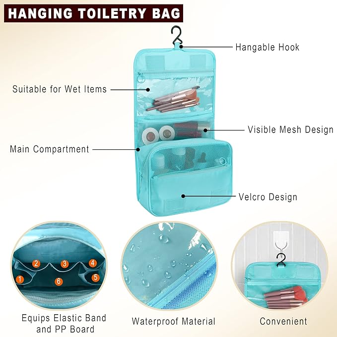 Packing Cubes, 8 Pcs Travel Packing Organizers for Suitcases, Large Capacity Travel Luggage Organizers Set includes 8 Storage