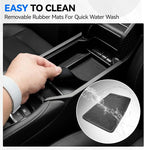 ELECFRESH 2PCS Center Console Organizer Tray for 2026 2023-2025 Honda Accord Accessories, Glove Storage Box wiht Aremrest Hidden Storage Box for Honda Accord