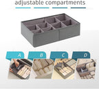 Drawer Organizer Clothes, Adjustable Dividers and Can Change the Size of the Dividers According , Can be Used in the Bedroom,