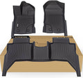 VIWIK 2019-2023 Ford Ranger Floor Mats Supercrew - Custom Fit All Weather Protection, TPE, 3D Scanning Design for 1St & 2Nd Row, Non-Slip, Waterproof, and Stain-Resistant