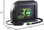 Slime 40088 Tire Inflator, Portable Car Air Compressor, Inflate Right automatic shut off, with Digital 99 psi Display, Long Hose and LED Light, 12V, 6 min inflation