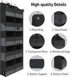 Giraffe Creation Over Door Hanging Organizer with 10 Large Capacity Pockets, Ideal Storage for Closet, Bathroom, Nursery, Bed