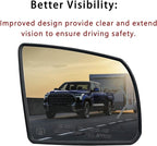 Passenger Side Heated Turn Signal And Blind Spot Detection Mirror Glass Replacement For 2008-2017 Toyota Sequoia 2007-2020 Toyota Tundra - Side Mirror With Rear Holder