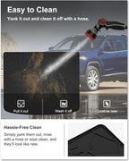 KIWI MASTER Cargo Mat for 2014-2023 Jeep Cherokee, Custom Fit All Weather Rear Cargo Liner, Heavy Duty TPE Tray Trunk Mat, Black