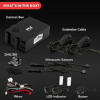 Pyle Ultrasonic Blind Spot Detection System, BSD Change Lane Safer, BSA BSM Blind Spot Monitoring Assistant Car Driving Secur
