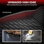 Lasfit Floor Mats for Chevrolet Chevy Trailblazer 2026 2025 2024 2023 2022 2021 (AWD Only), Custom Fit 1st & 2nd Row All Weather TPE Floor Liners Heavy Duty Accessories