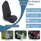 Towel Car Seat Covers - Super Absorbent Front Seat Protectors for Gym, Pets & Travel | Quick-Dry Towel Fabric | Universal Non