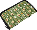 Car Tissue Holder Car Visor Organizer Tissue Box Holder for Car Sun Visor Organizer with Car Vehicle Accessories Essentials Interior for Women Men Green Striped Halved Avocados Daisy