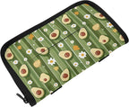 Car Tissue Holder Car Visor Organizer Tissue Box Holder for Car Sun Visor Organizer with Car Vehicle Accessories Essentials Interior for Women Men Green Striped Halved Avocados Daisy