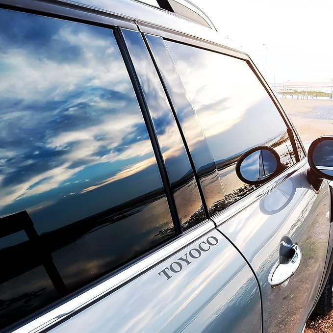 Car Window Tint 50% VLT 30" in x 10'Ft - Ceramic Privacy Window Film for Car, Blocks 99% UV & IR Rays, Heat Resistant Anti-Glare Film for Auto Windshield, Scratch Resistant Sun Shade Tint