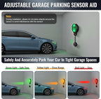 Garage Parking Sensor & Garage Parking Aid with LED Stop Light, Adjustable Ultrasonic Park Assistant for Car Stop Indicator w