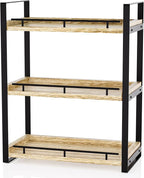 Bathroom Counter Organizer, 3 Tier Wood Countertop Shelf for Vanity, Skincare, Makeup, Kitchen Coffee and Sink Storage, with 