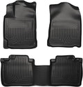 Husky Liners Weatherbeater Floor Mats | Fits 2010-2015 Lexus RX350 & Lexus RX450H | Front & 2nd Row, 3-pc Black - 99551