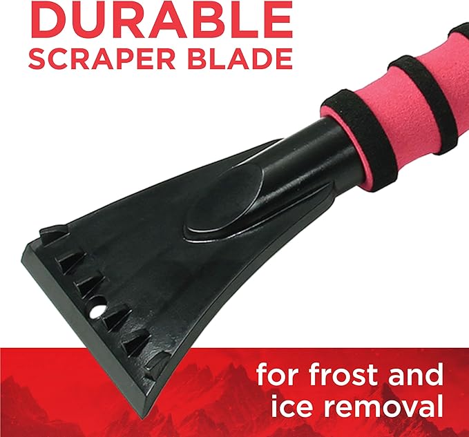 Mallory 532 Cool-Force 26” Snowbrush with Ice Scraper for Cars, 2 Pack