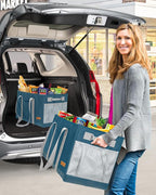 WONDAY Extra Large Utility Tote Bag - Standing Reusable Grocery Bag with Handle