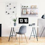 Lineshading 4 Pcs Pegboard Shelves, 12 x 5 Inch Metal Shelf Brackets Pegboard Tray Accessories Wall Organizer for Craft Room 