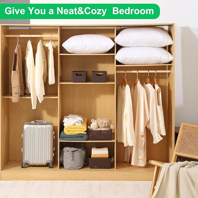 6 Pack Plastic Storage Baskets With Lids,Brown Breathable Stackable Storage Bins,Small Storage Containers,for Organizing Stor