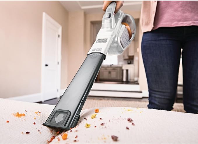 BLACK+DECKER Dust Buster Hand Held Vacuum Cordless Rechargeable, Portable Vacuum for Car, Extended Runtime, Powerful Suction,