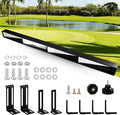 Xislet No-Drill Golf Cart Rear View Mirror - 4-Panel Wide-Angle Universal Fit for Evolution, Club Car, Yamaha & EZGO - True Panoramic View with No Blind Spots