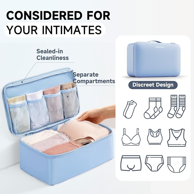 11 Set Packing Cubes for Travel, Gifts for Women Mom Kids, TSA Approved Bags for Makeup, Cosmetic, Toiletry, Suitcase Organiz