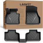 LASFIT Floor Mats Fit for BMW X2 2018-2023/ BMW X1 2016-2022 M35i, sDrive28i, xDrive28i, Custom Fit TPE All Weather Waterproof Floor Liners Front & Rear Rows Car Liners, Black
