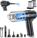 AHNR Handheld Car Vacuum Cleaner Cordless with 16000PA Powerful Suction, 4-in-1 Portable Mini Vacuum Cleaner & Air Duster wit