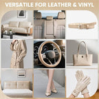 Leather Recoloring Balm - Scratch Repair & Color Restore Kit for Faded Leather, Leather Couch & Car Seats - 10OZ Restorer Bal