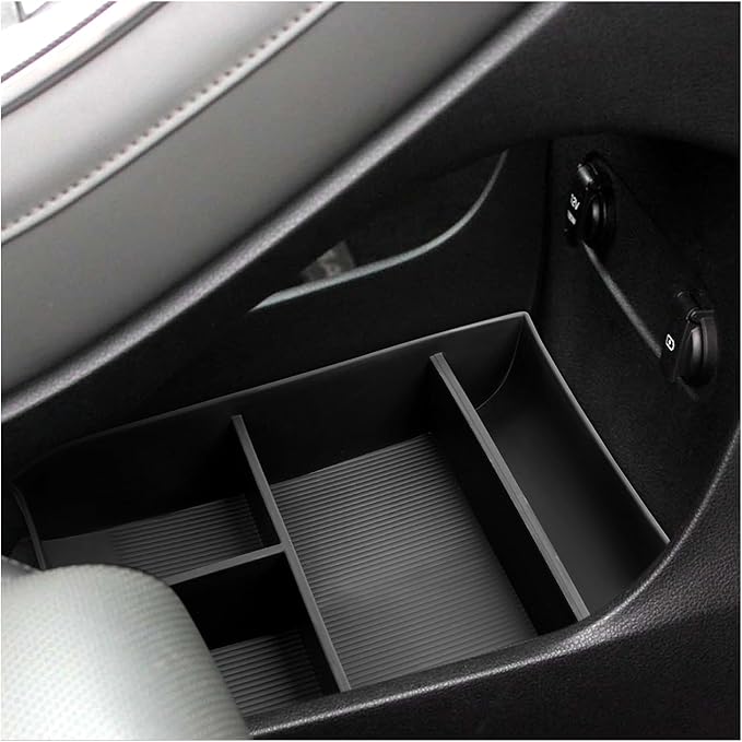 for 2024 Hyundai Palisade Lower Console Organizer for 2023-2025 Palisade SE/SEL/XRT/Limited/Calligraphy Under Console Tray for Hyundai Palisade Accessories (23-25 Palisade TPE Under Organizer)