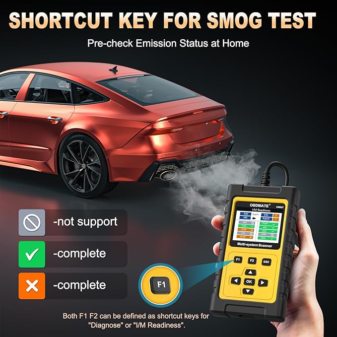 OBD2 Scanner Diagnostic Tool for GMC/Buick/Chevrolet/Cadillac, OM507 All Systems Diagnostic with 12 Resets