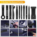 GOOACC 200Pcs Trim Removal Tool, Auto Push Pin Bumper Retainer Clip Set Fastener Terminal Remover Tool Adhesive Cable Clips R