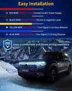 Exterior Car LED Hood Light Strip,Dual Color Dynamic Scan Start Up Hoodbeam Kit,Led Daytime Running Lights Ice Blue&Amber Switchback Sequential Turn Signal Lights for Cars, Trucks,SUV(70inch/1set)