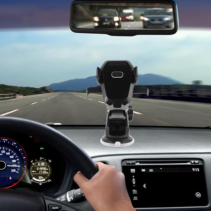 Operitacx Car Dash Cam Suction Cup Mount Holder, Adjustable Multipurpose Dvr Mount for Car Dashboard, Universal Phone and Camera Holder with Strong Suction, Suitable for Travel and Driving