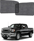 Car Window Shades for GMC Sierra 1500 2500 3500 2019-2026, 2-Pack Rear Window Sun Shades for Baby – Breathable Mesh, UV & Heat Blocker, Privacy Protection for Camping, Travel, Sleep & Nursing