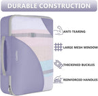 8 Set Packing Cubes for Travel, Gifts for Women Mom,Anti-Tearing Suitcase Organizer for Luggage with Shoe & Hanging Toiletry 