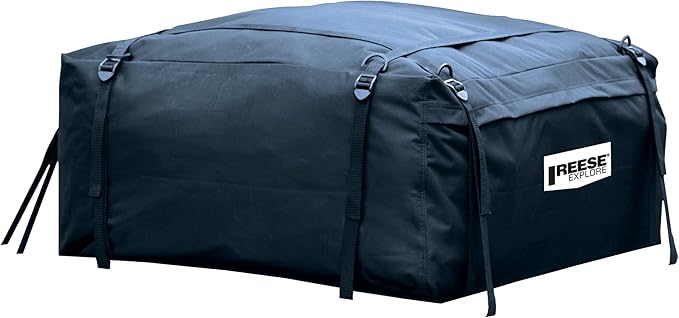 Reese Explore 1041000 10 cu. ft. Car Top Carrier, Black