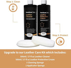 Furniture Clinic Leather Protection Cream | 2-in-1 Leather Conditioner & Waterproofing Protector for Furniture, Shoes, Car Se