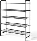 Kitsure Shoe Rack - Stainless Steel Shoe Organizer, Sturdy Shoe Rack for Closet and Front Door Entrance, Free Standing Shoe S