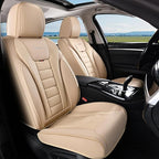Coverado Car Seat Covers, Front Covers for Cars, Car Seat Cover Front Seats, Automotive Seat Cover, Waterproof, Leather Car S