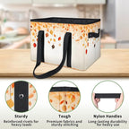 Reusable Grocery Bags Heavy Duty Shopping Bags Foldable Large Tote Bags with Long Handles & Hard Bottom