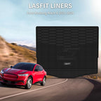 LASFIT Trunk Mat for Ford Mustang Mach-E 2021-2025 2026 (Trunk Base Upper Position) TPE All Weather Custom Fit Cargo Liner