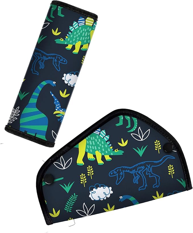 Shoulder & Belly Protective Padding - Soft Breathable Hypoallergenic Cushion Cover, Cartoon Dinosaurs