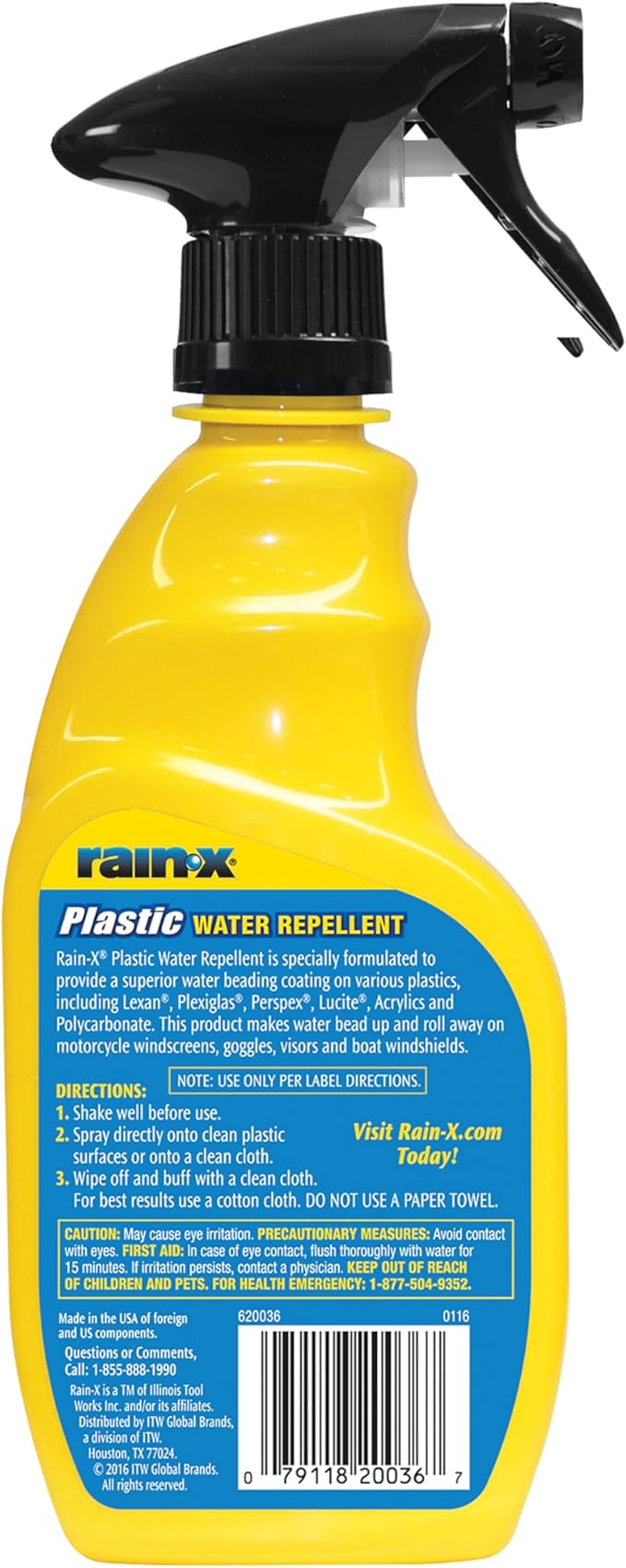 Rain-X 620036-6PK Plastic Treatment, 12 fl. oz. (Pack of 6)