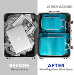 Compression Packing Cubes, 10 Set Packing Cubes for Travel Compression, Lightweight Compressible Package Organizer for Carry 