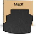 LASFIT Cargo Mat for Toyota Corolla 2009-2010, Custom Fit All-Weather TPE Rubber Trunk Mat for Toyota Accessories, Waterproof, Easy to Clean, Black